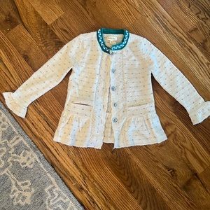 Matilda Jane size 4 sweater cardigan